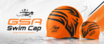 GSA Orange Silicone Swim Cap